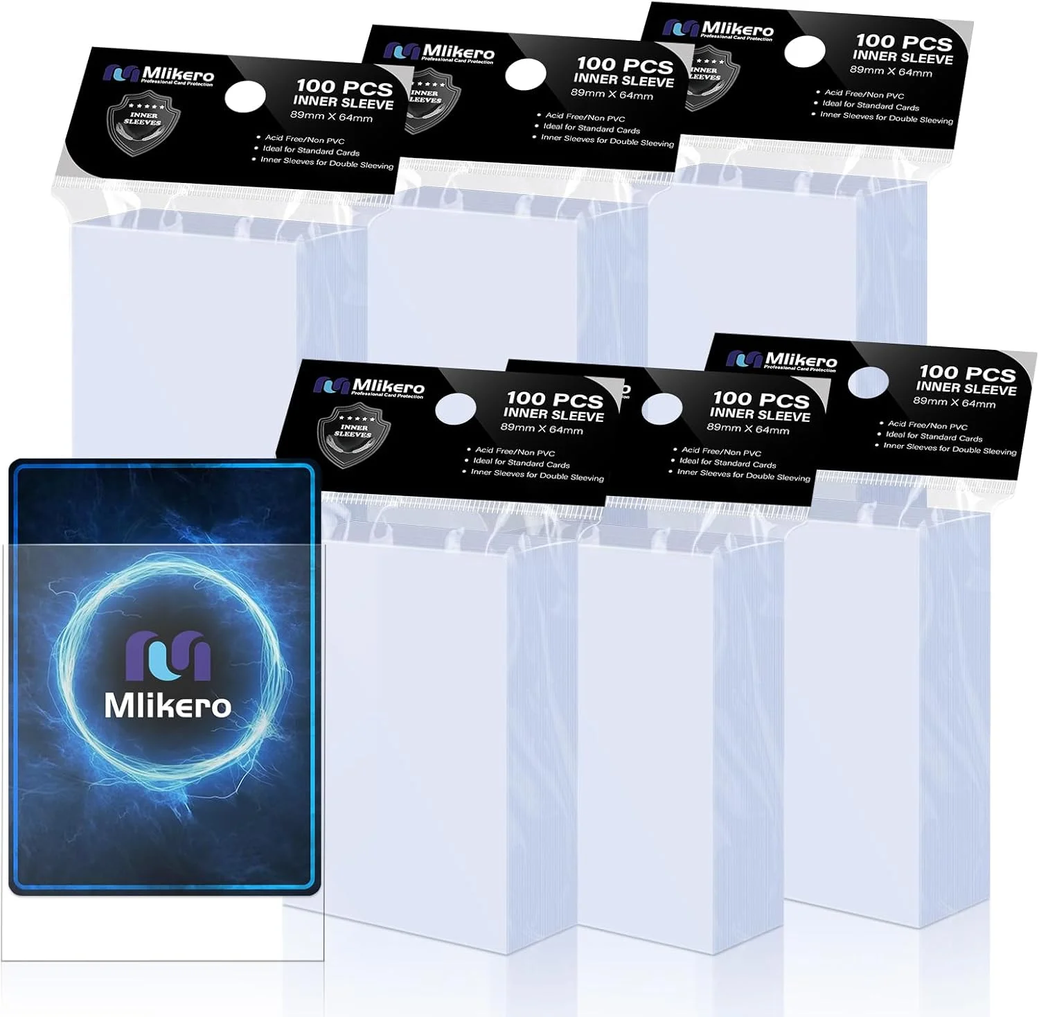 Mlikero 600 Fundas Interiores para Cartas (Perfect Fit)