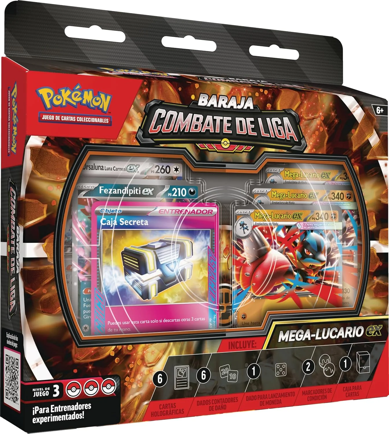 Pokémon: Baraja Combate de Liga de Mega-Lucario ex